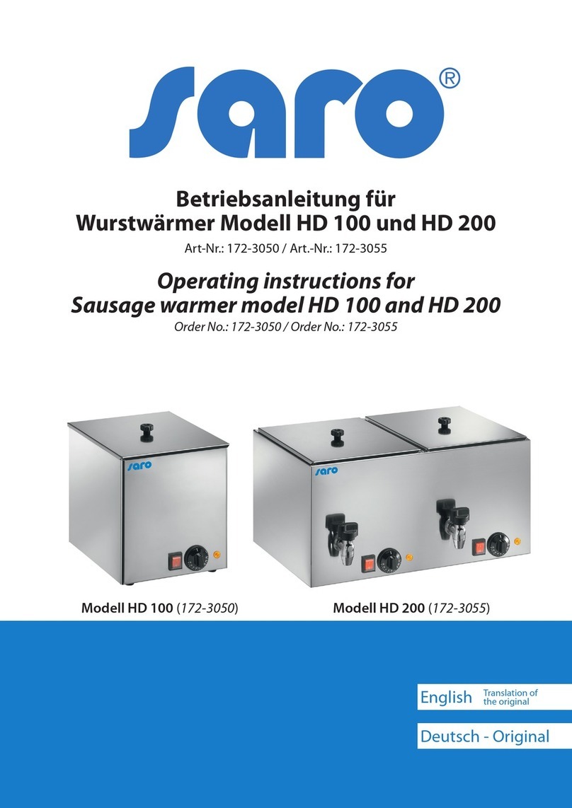 saro HD 100 User manual
