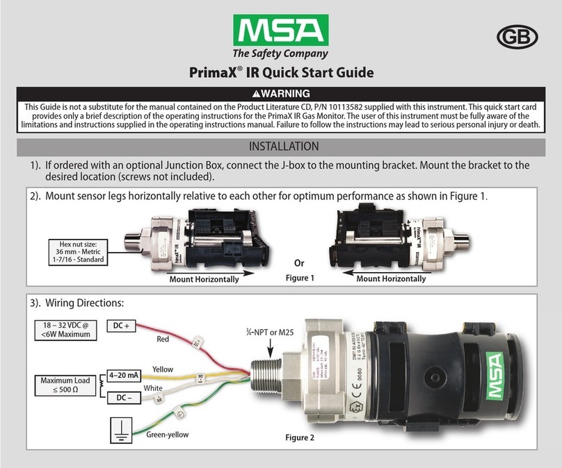 MSA PrimaX IR quick start guide