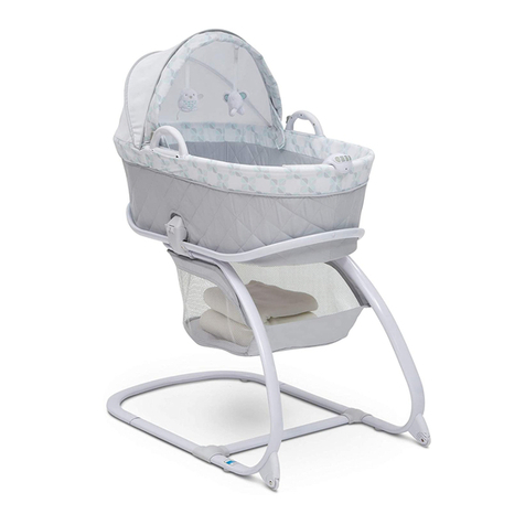 Delta Children DELUXE MOSES BASSINET instruction manual