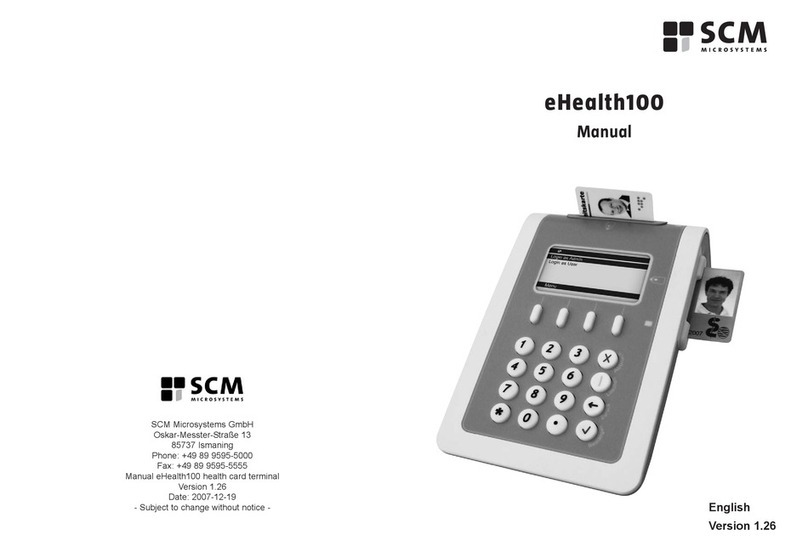 SCM eHealth100 manual