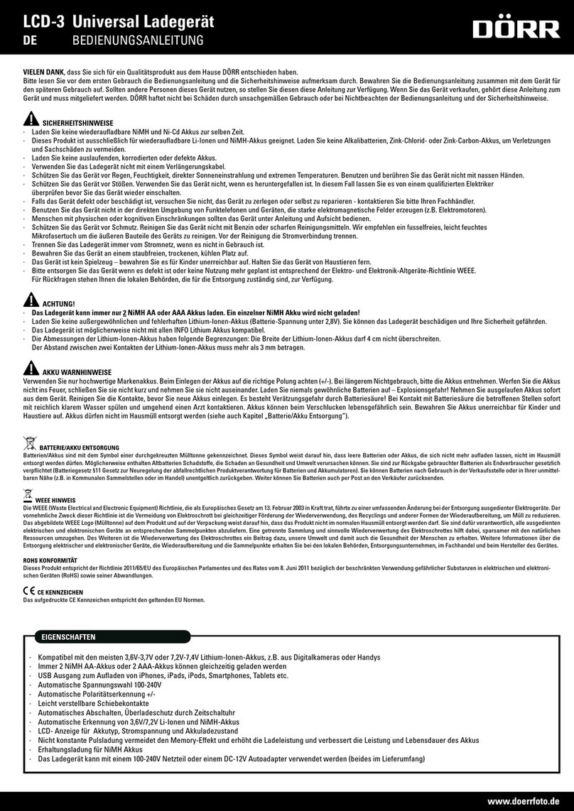 Dorr LCD-3 instruction manual
