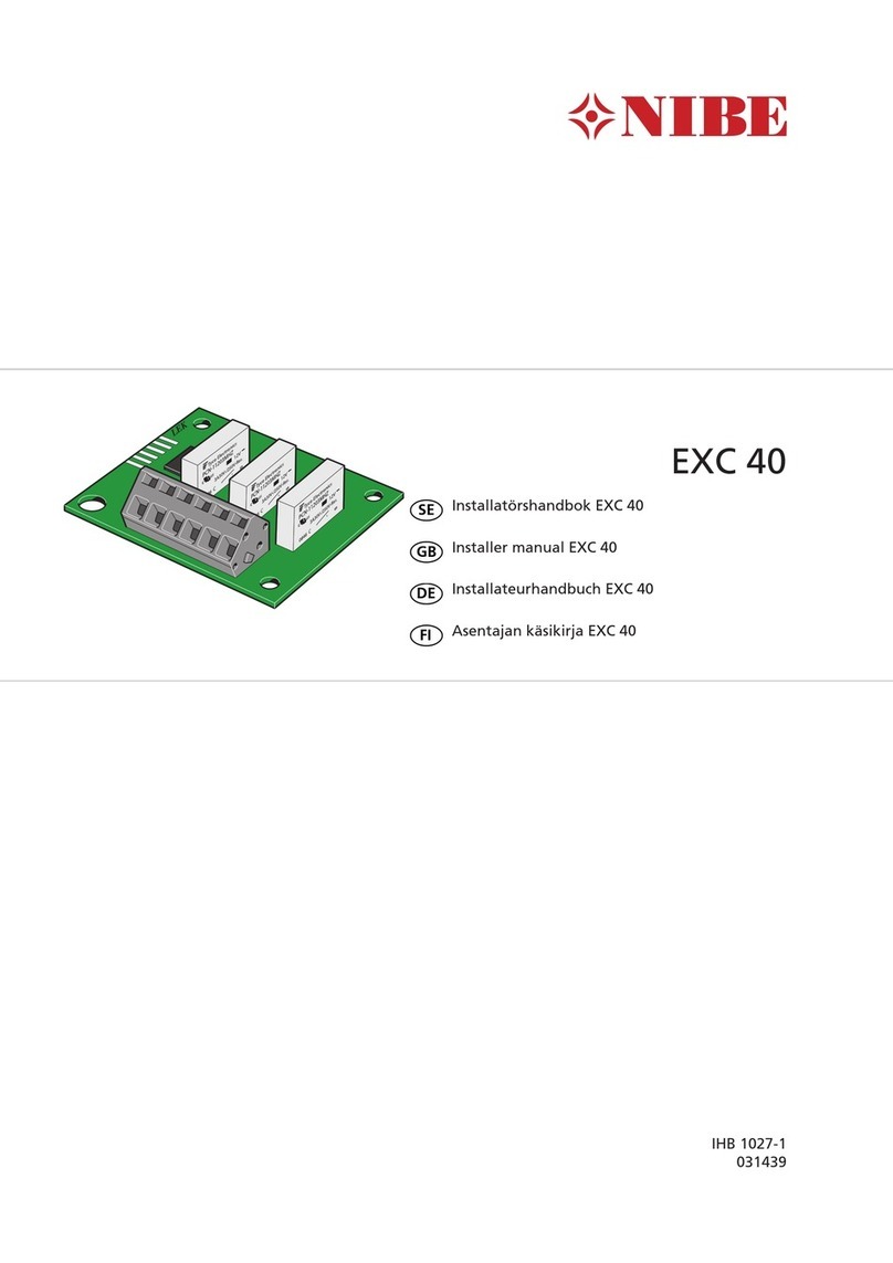 Nibe EXC 40 Installer manual