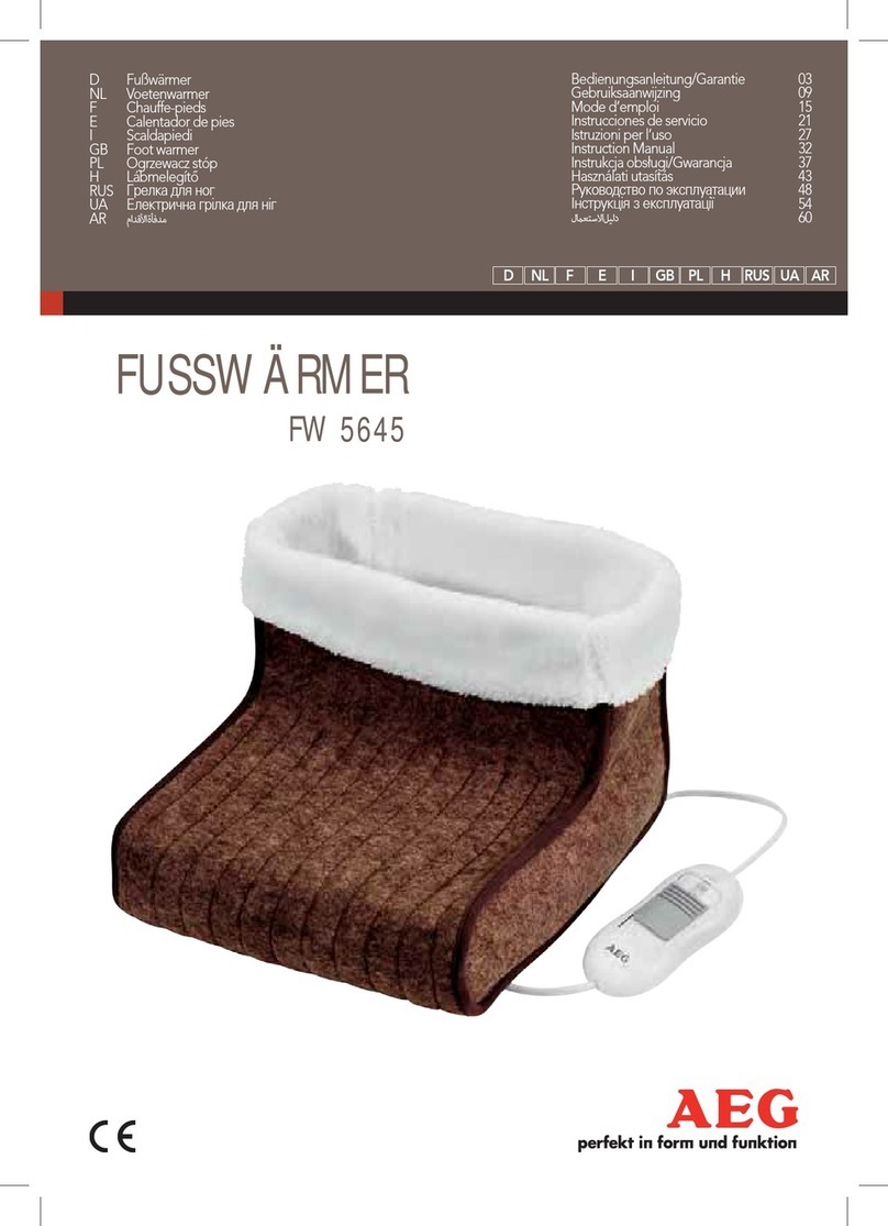AEG FW 5645 instruction manual