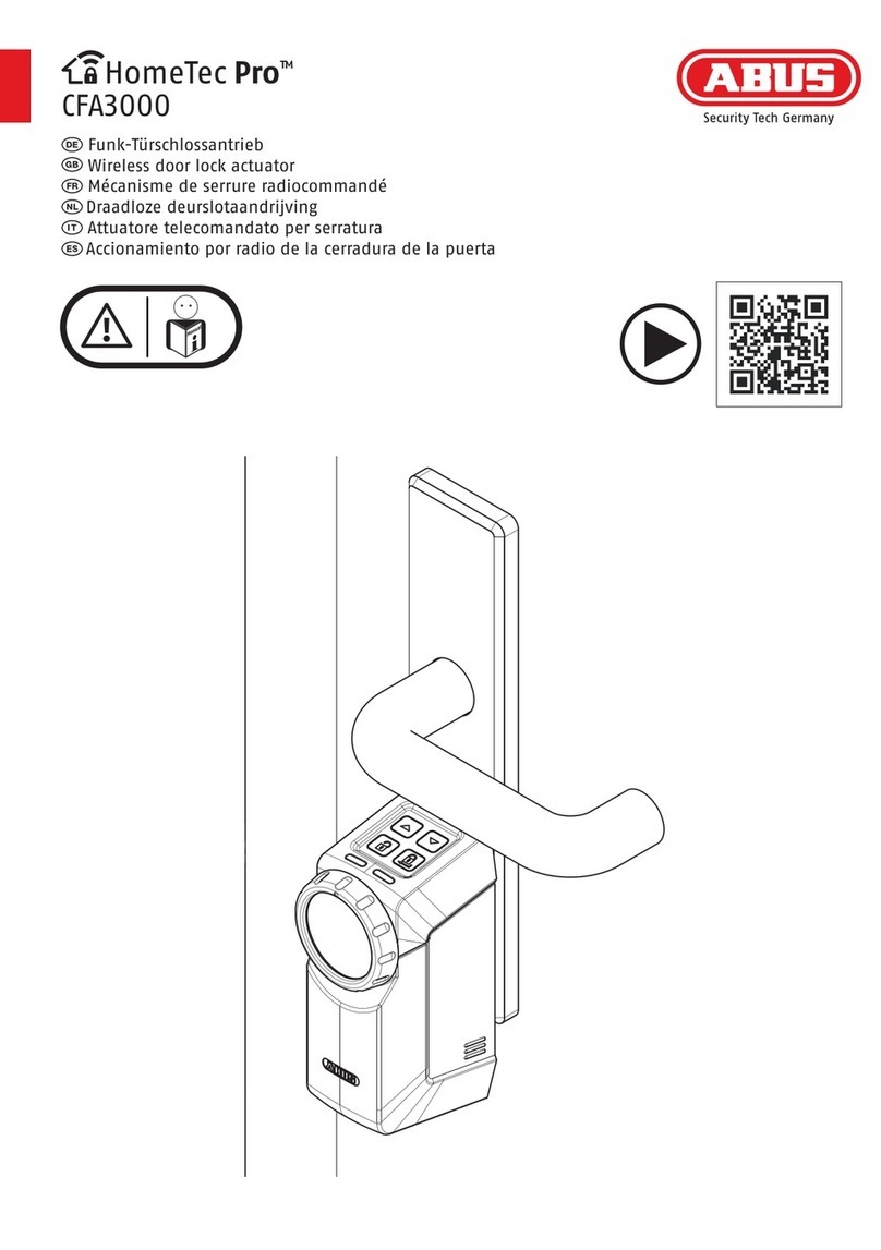 Abus HomeTec Pro CFA3000 manual