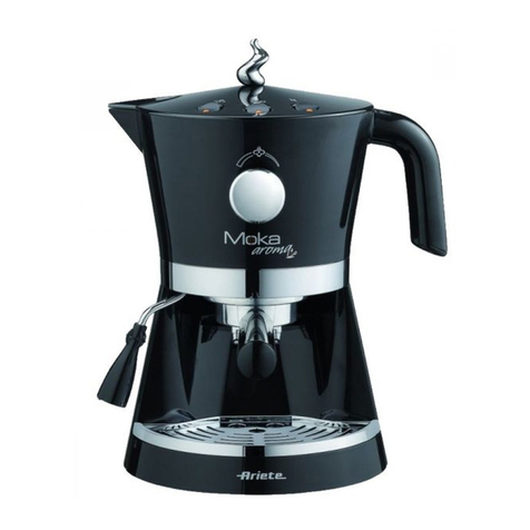 ARIETE Moka Aroma Espresso 1337 manual