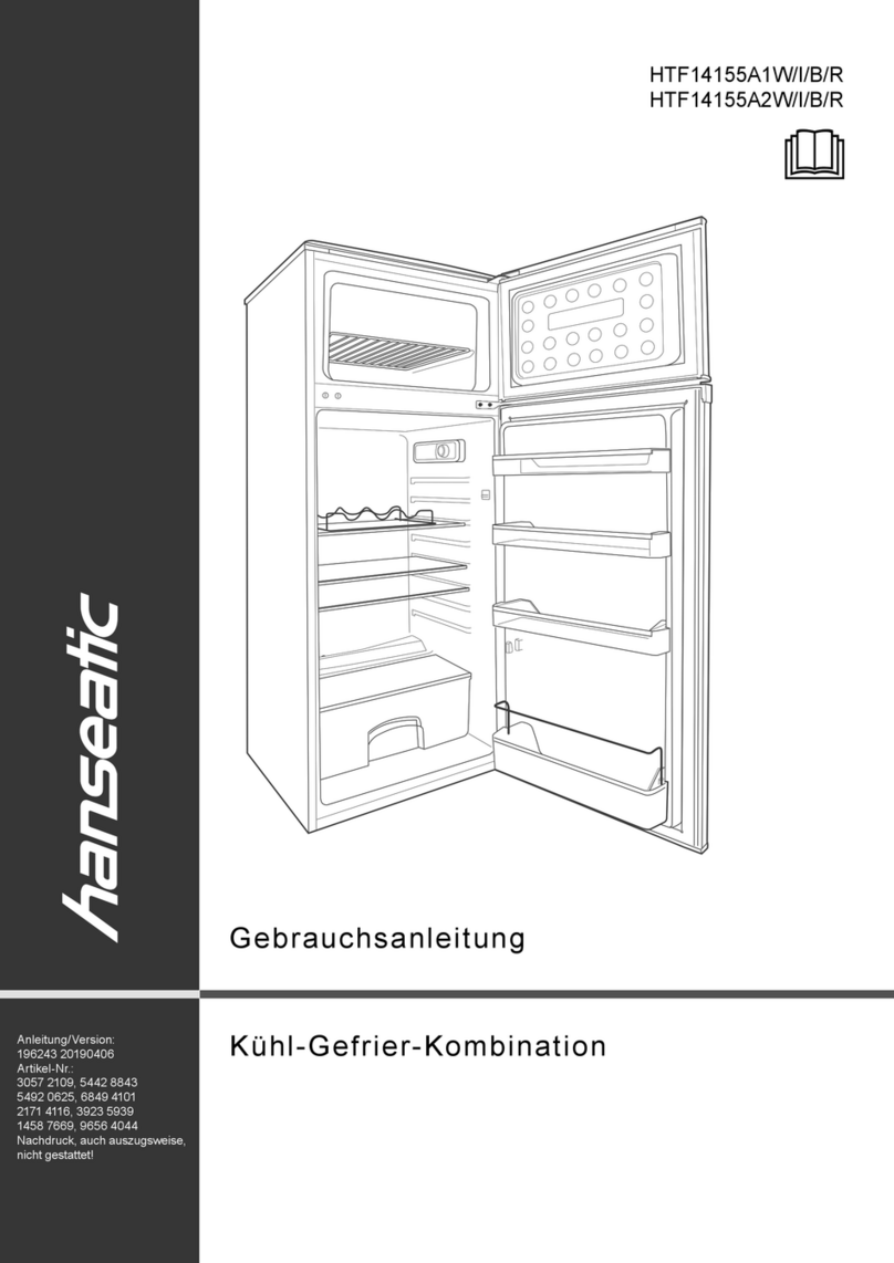Hanseatic HTF14155A1I User manual