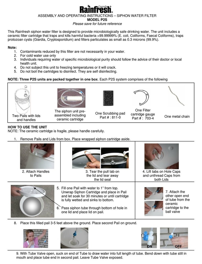 Rainfresh P2S User manual