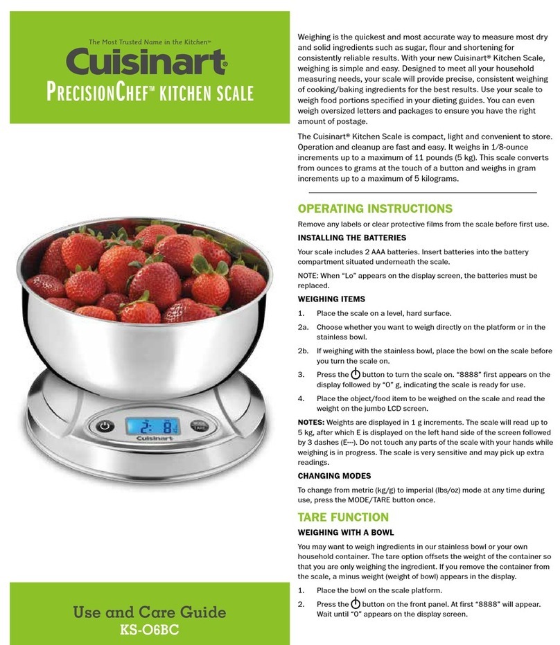 Cuisinart PrecisionChef KS-O6BC Use and care guide