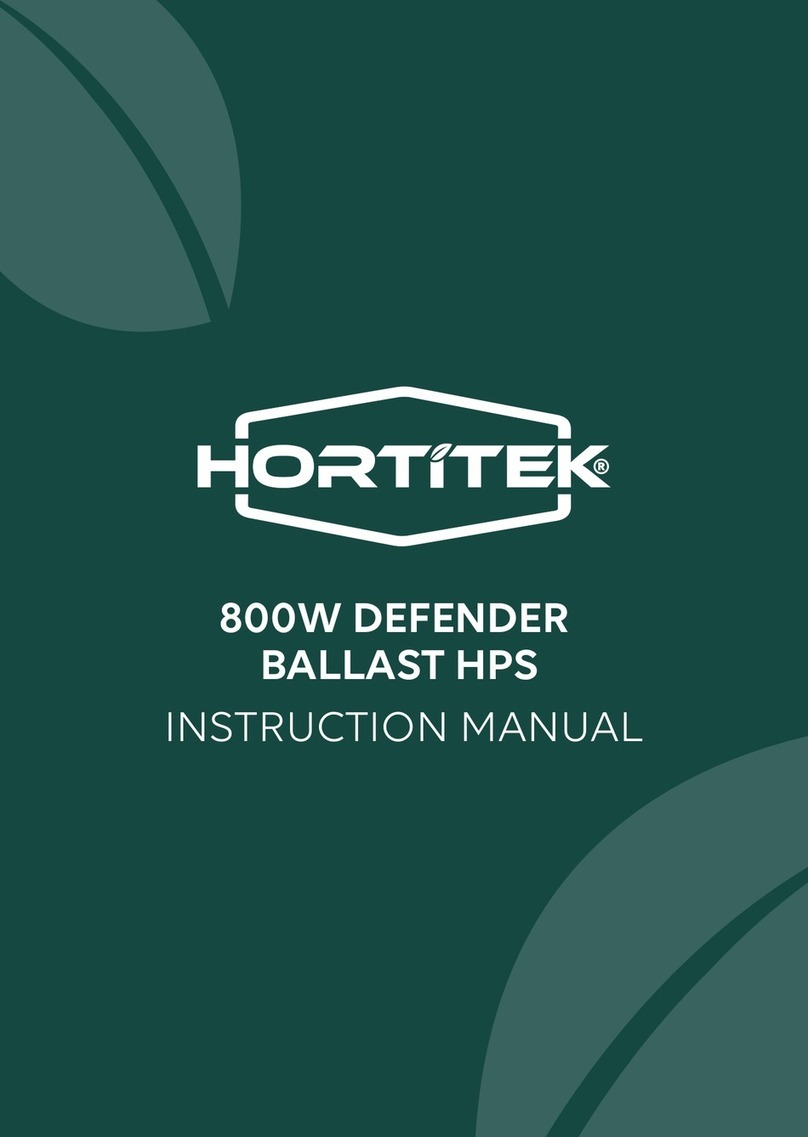 Hortitek Defender Series instruction manual Hortitek Defender Series instruction manual