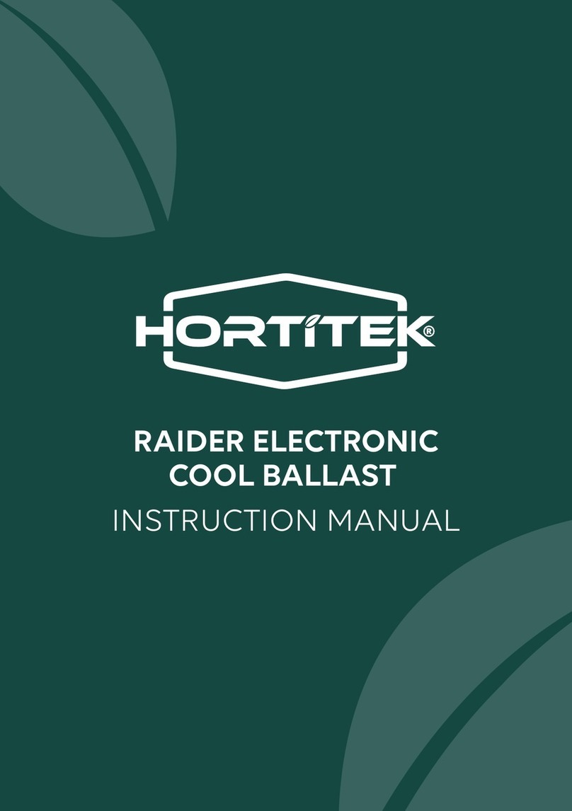Hortitek Raider Series instruction manual