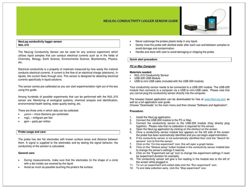 NeuLog NUL-215 User manual