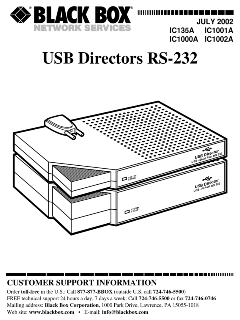 Black Box IC135A User manual