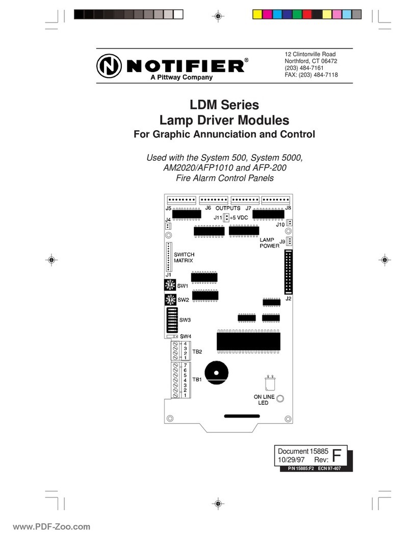 Pittway NOTIFIER LDM Series manual