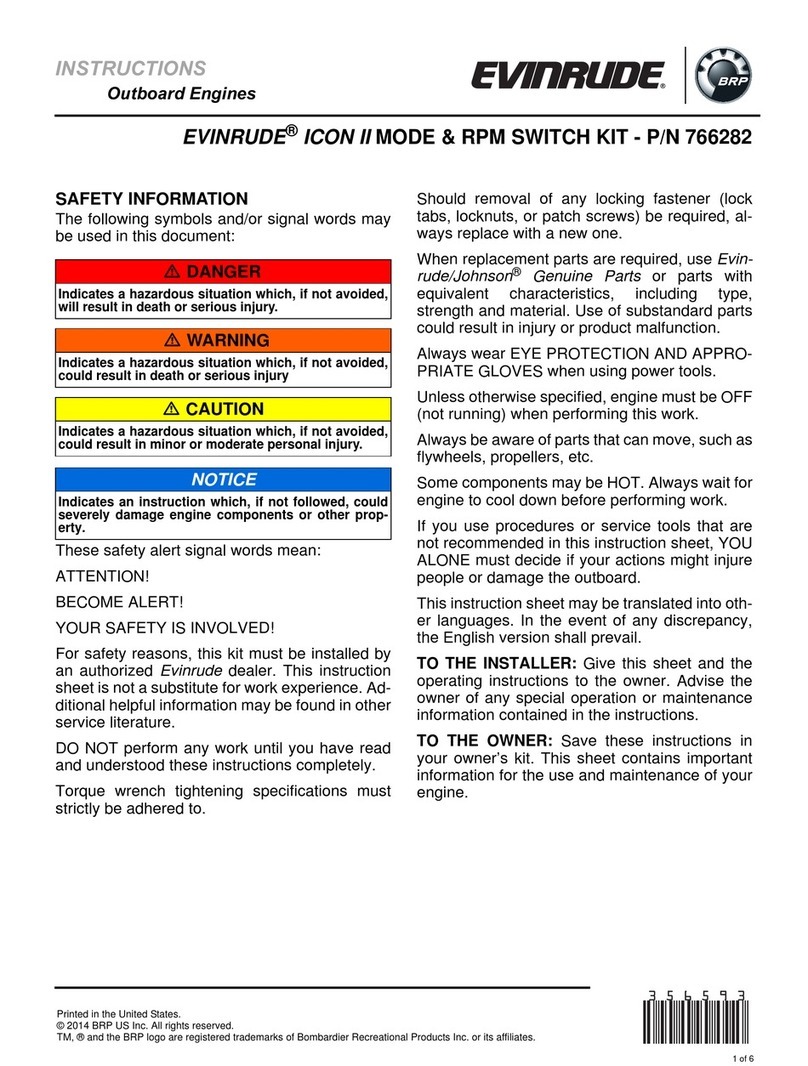 BRP EVINDURE ICON II User manual