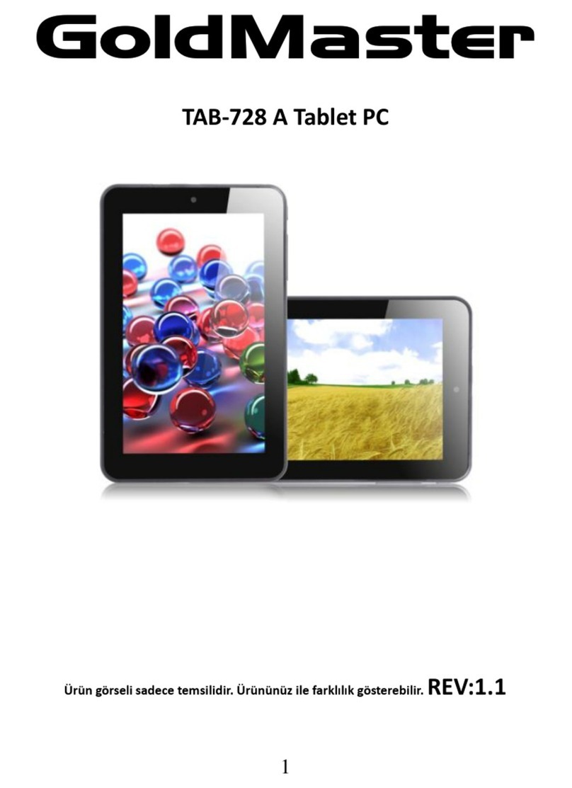 Goldmaster TAB-728 manual