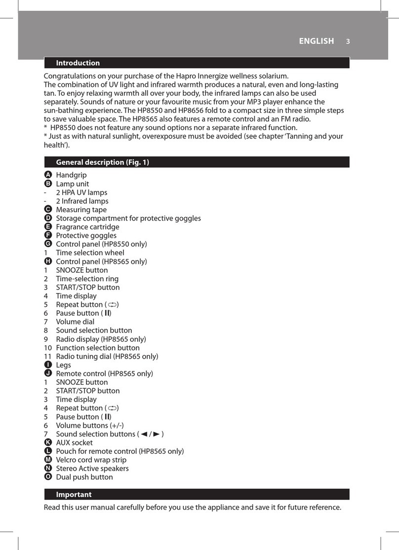 HAPRO HP8550 user manual