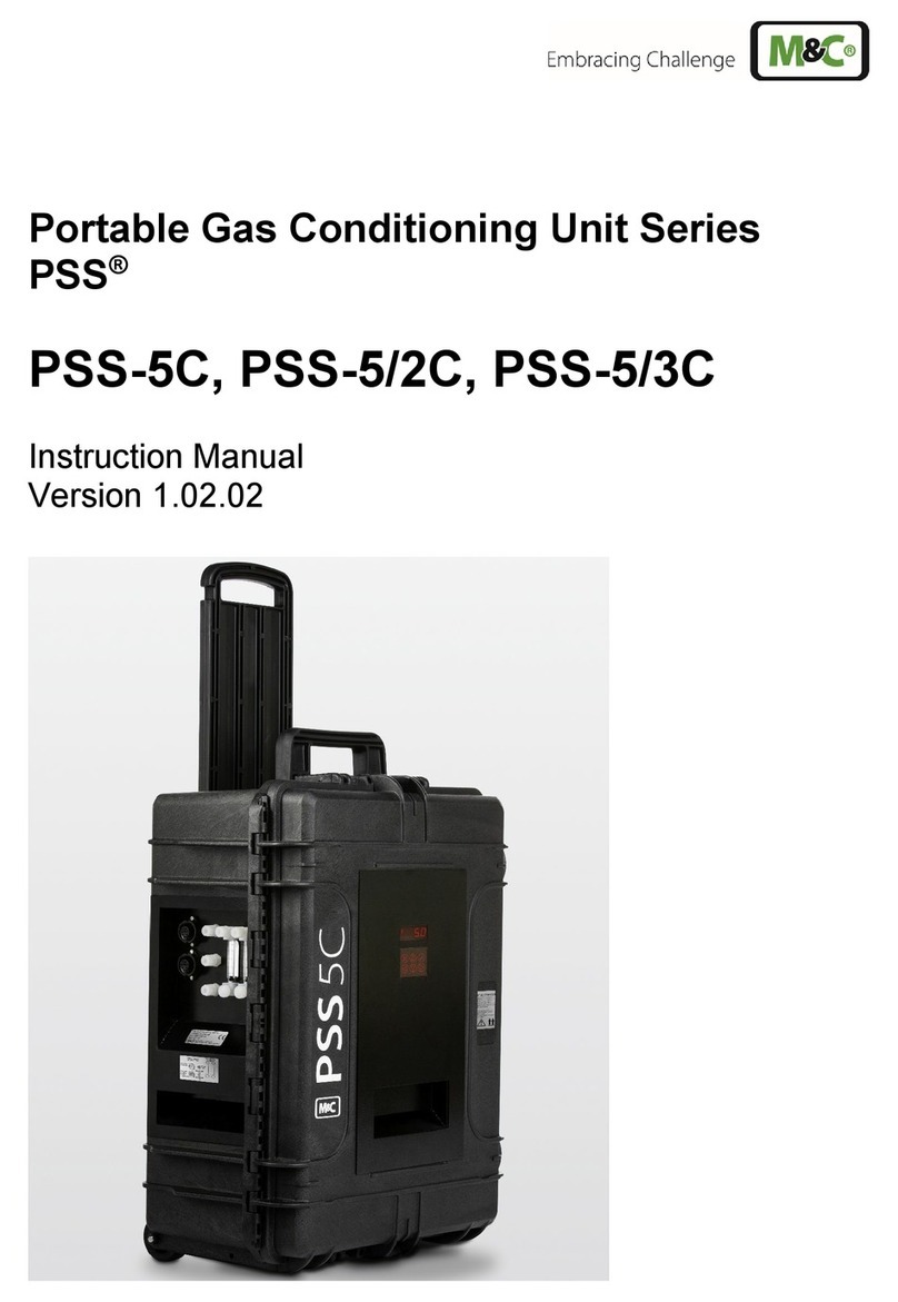 M&C PSS Series instruction manual