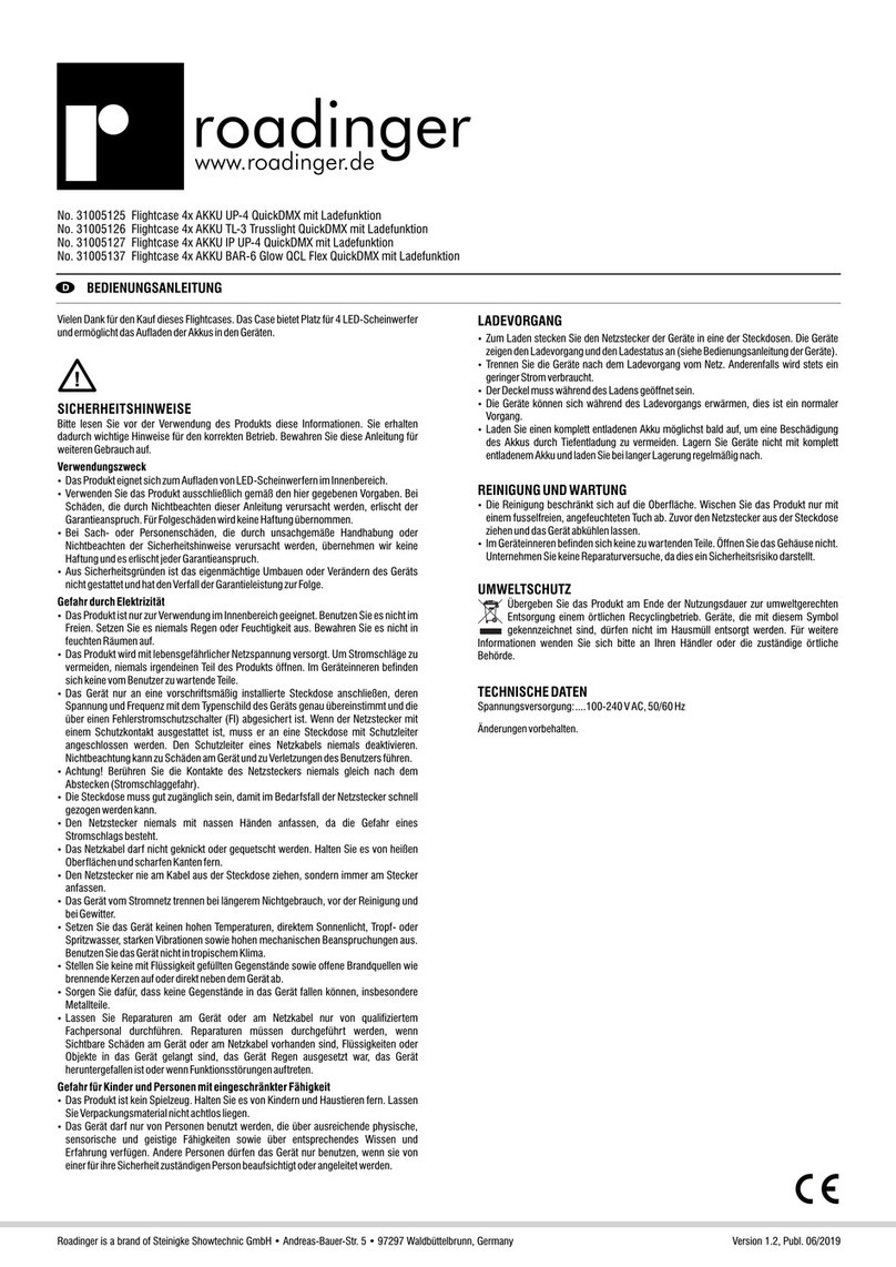 Roadinger 31004125 user manual