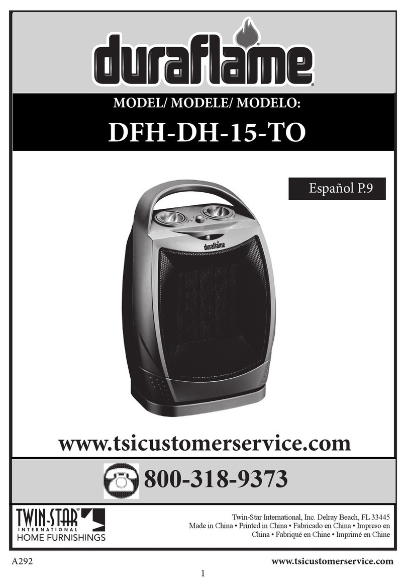 Duraflame DFH-DH-15-TO manual