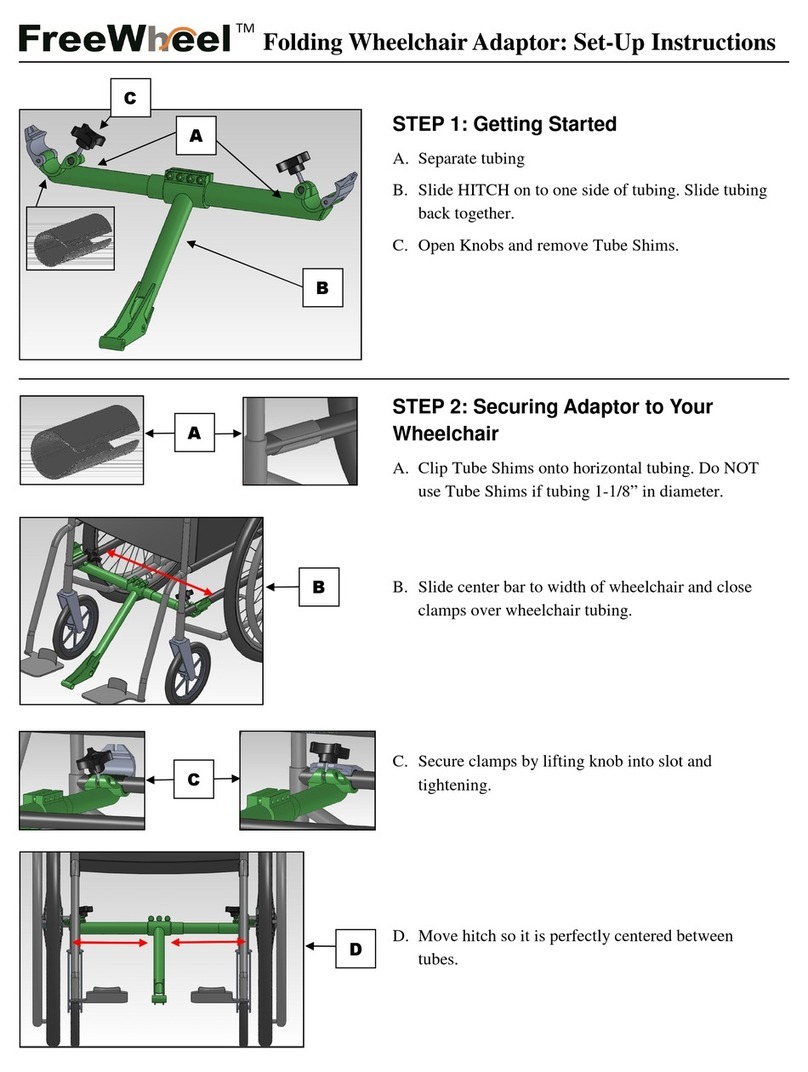 FreeWheel Folding Wheelchair Adaptor Manual