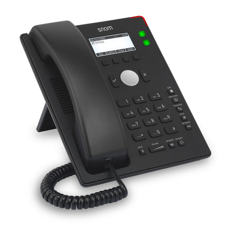 Snom D120 Quick reference guide