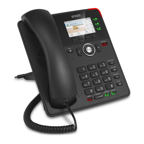 Snom D717 User manual
