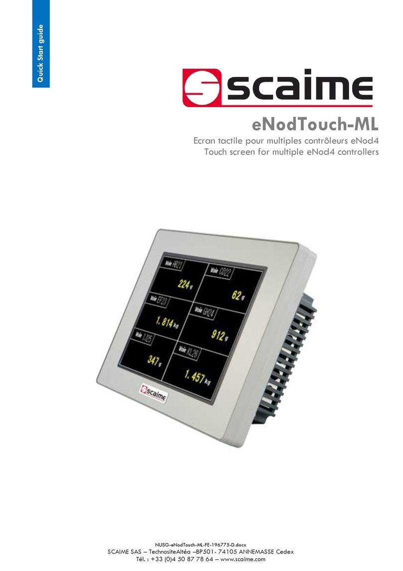 Scaime eNodTouch-ML quick start guide