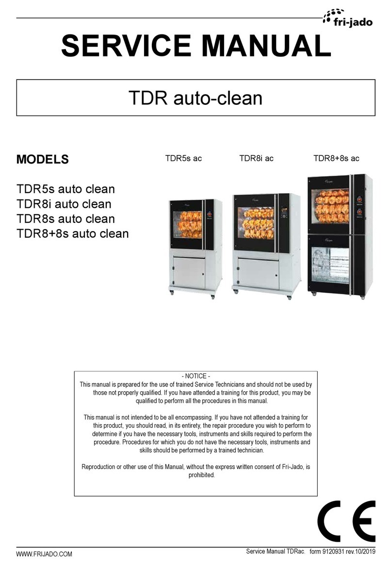 Fri-Jado TDR auto-clean Series Service manual