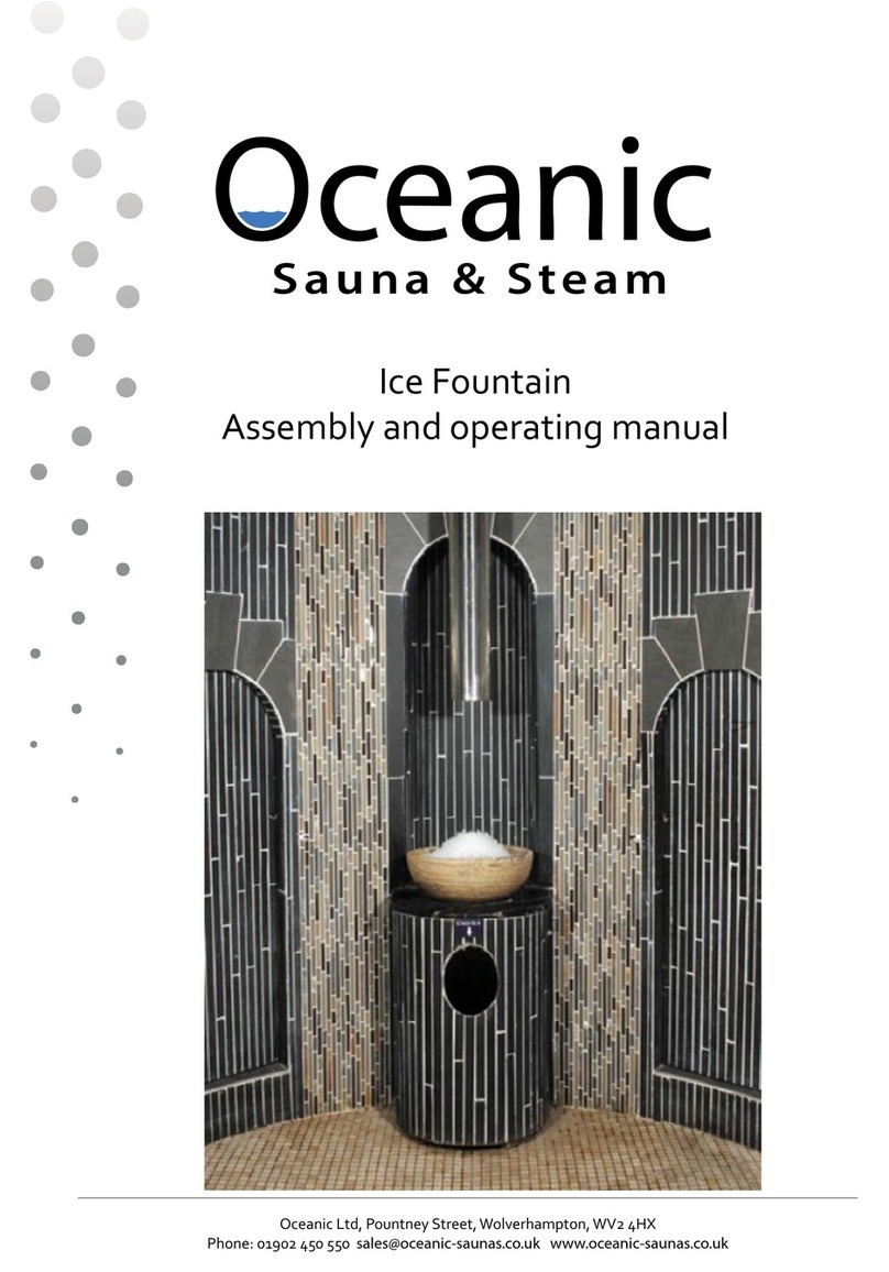 Oceanic Ice Fountain Assembly and operating manual