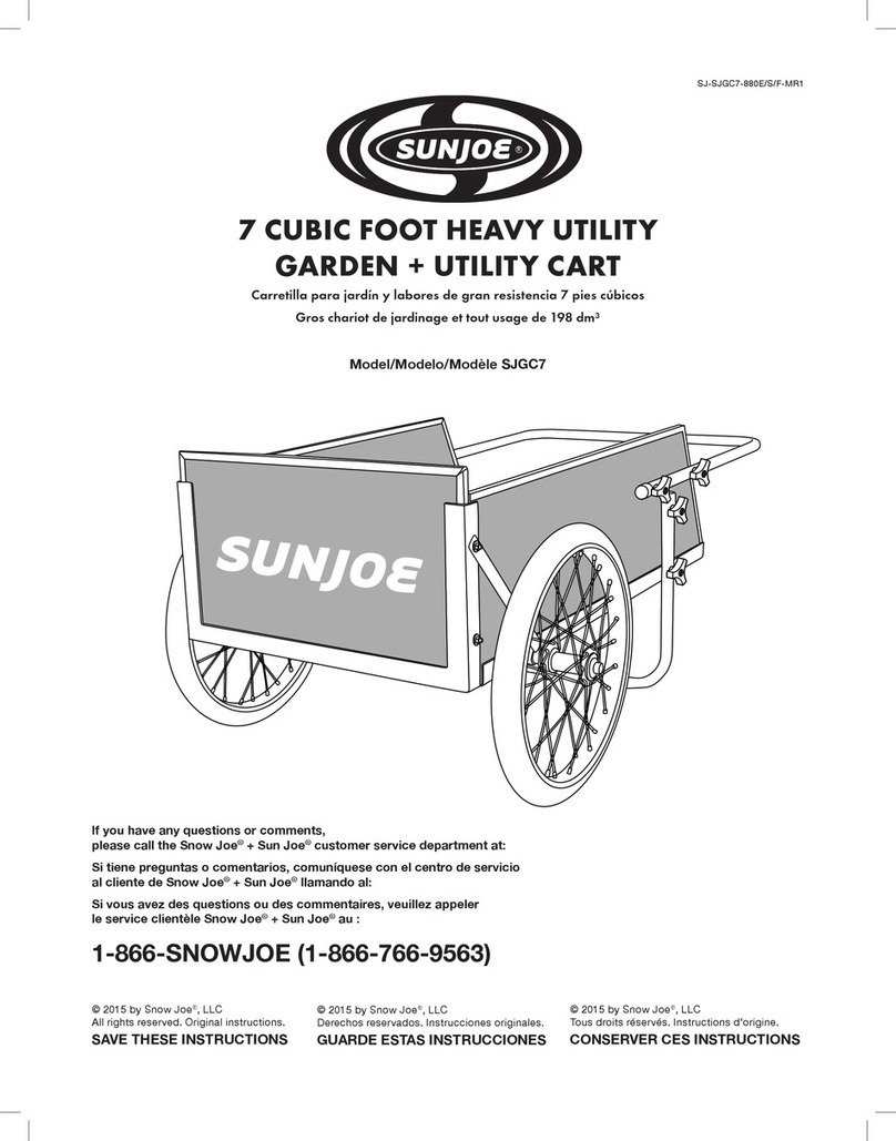 sunjoe SJGC7 User manual
