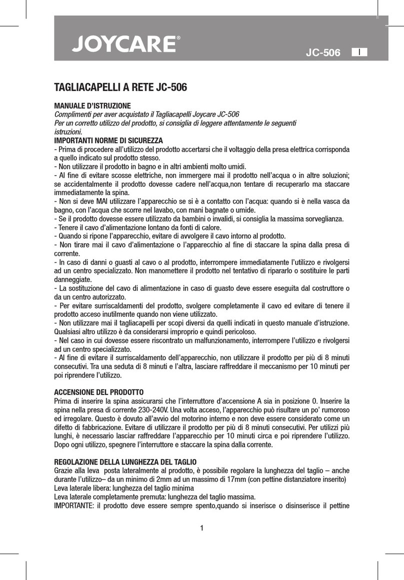 Joycare JC-506 instruction manual