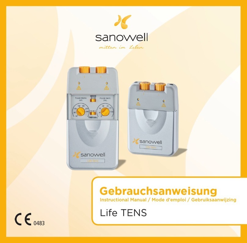 sanowell Life TENS Instructional manual