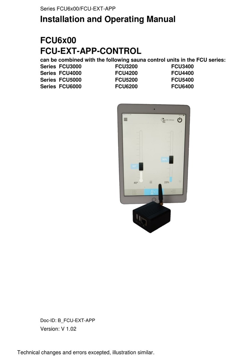 Fasel Elektronik FCU6x00 Series Installation and operating manual