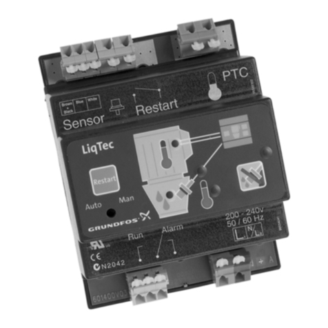 Grundfos LiqTec Installation and operating instructions