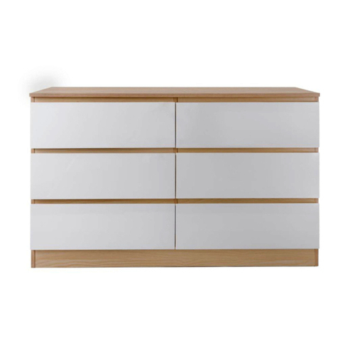 Mocka Jolt Six Drawer - Wide User manual