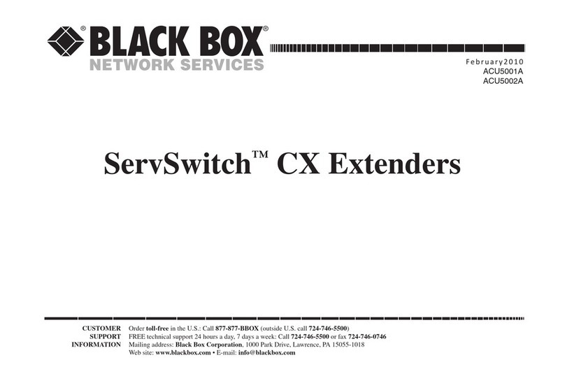 Black Box ServSwitch ACU5002A User manual