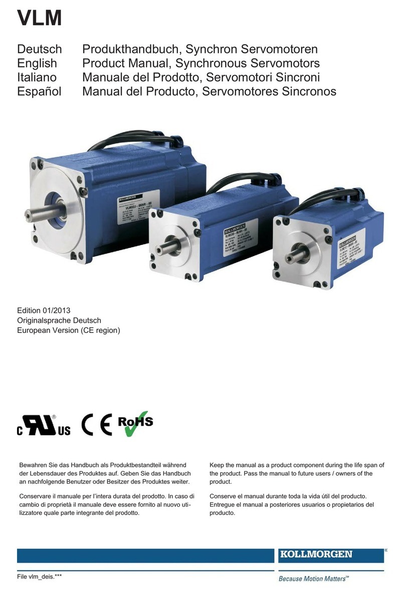 Kollmorgen VLM Series User manual