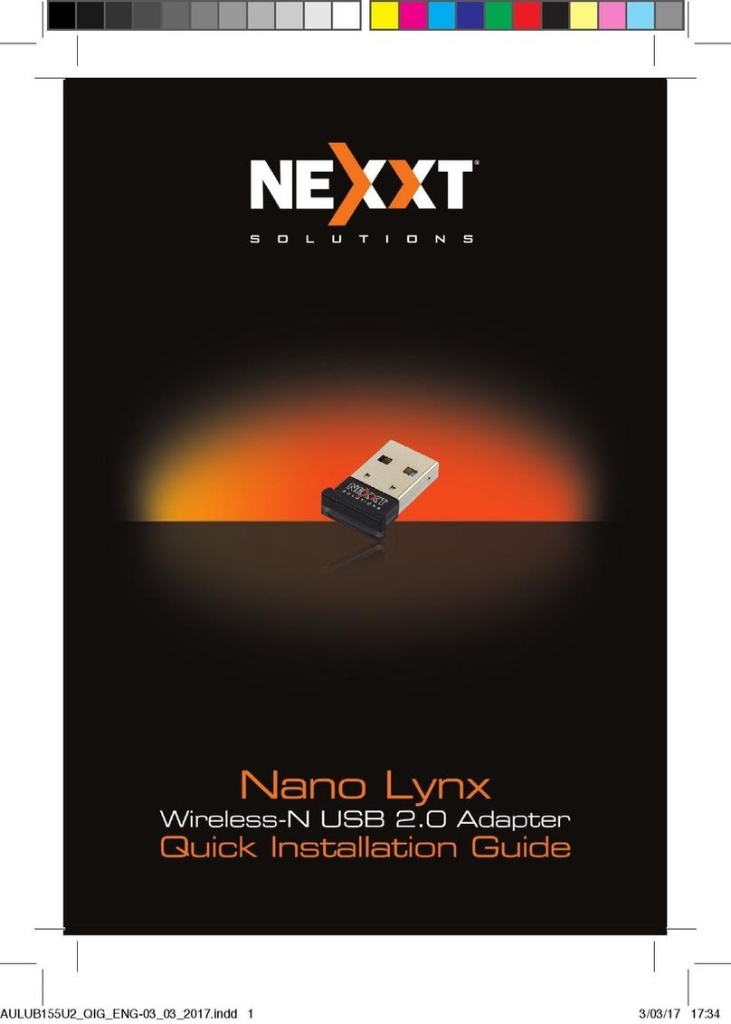 Nexxt Nano Lynx Quick installation guide