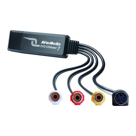 Avermedia DVD EZMaker 7 C039 User manual