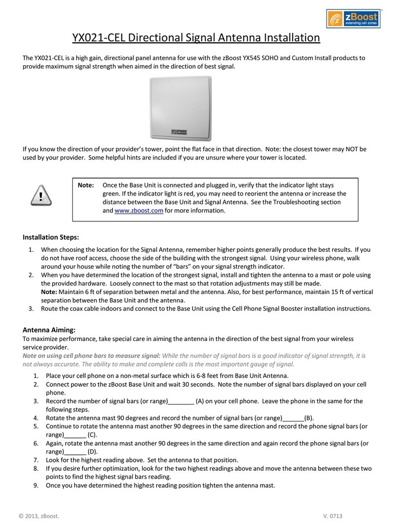 zBoost YX021-CEL User manual