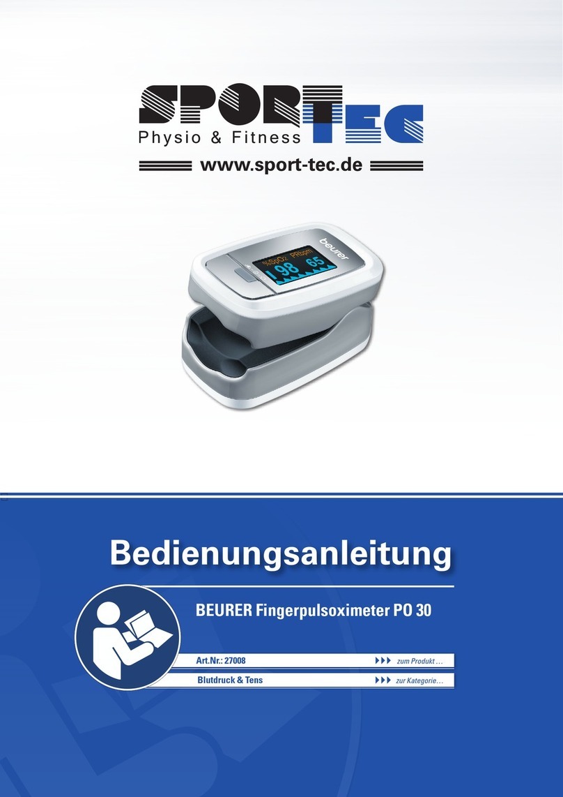 Beurer medical PO 30 user manual