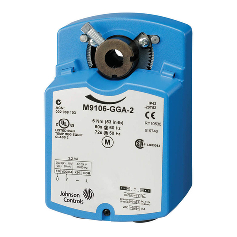 Johnson Controls M9106 Series User manual