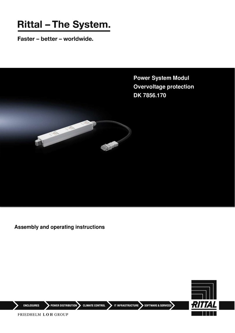 Rittal DK 7856.170 Assembly and operating instructions