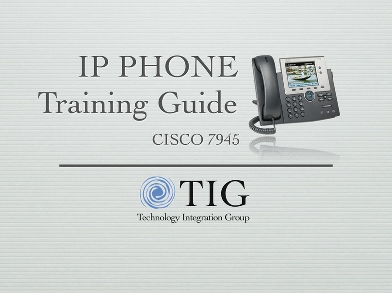 TIG CISCO 7945 Training guide
