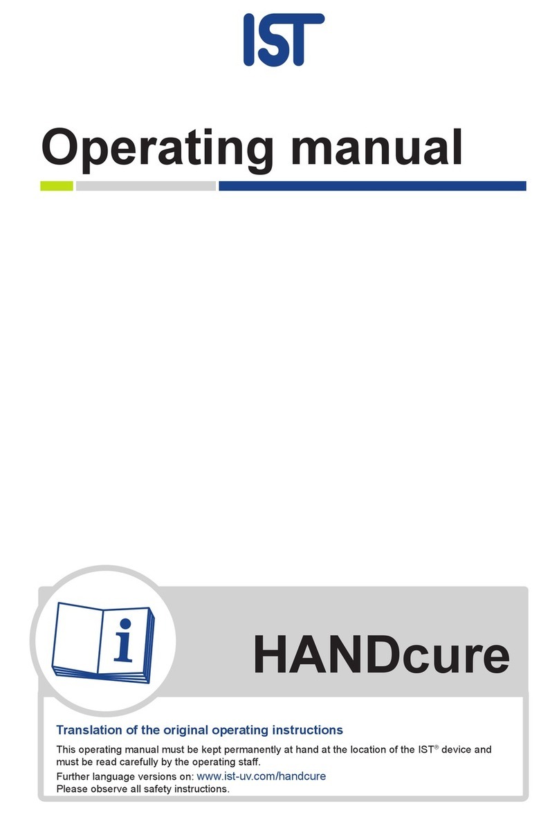 IST HANDcure operating instructions