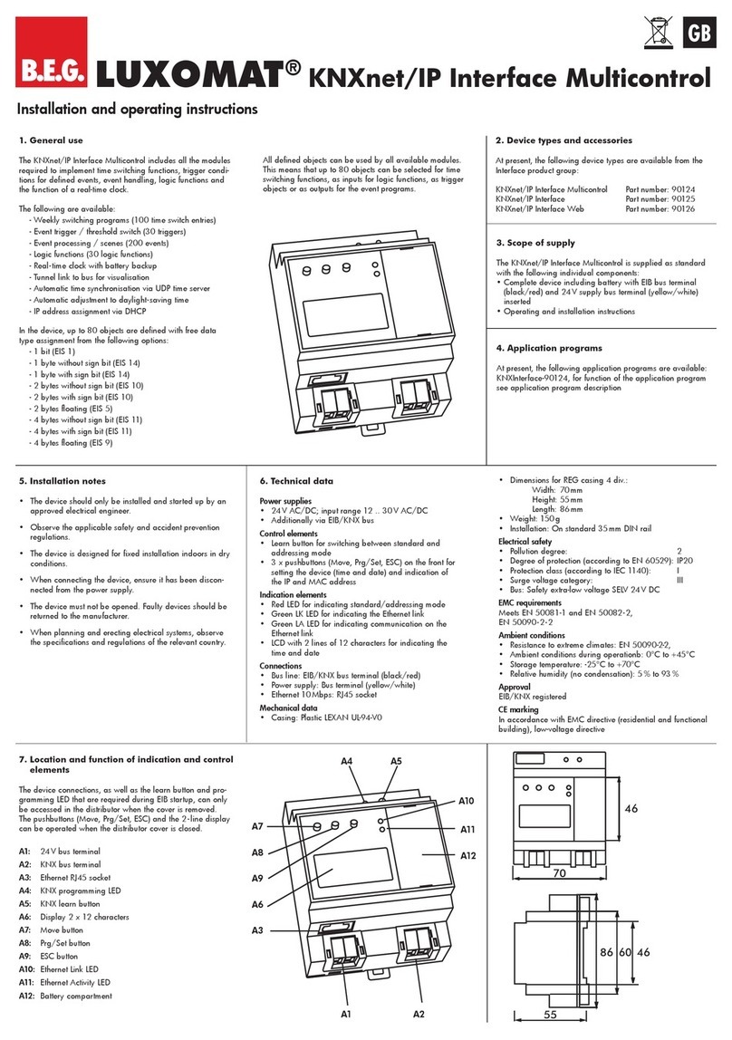 B.E.G. LUXOMAT User manual