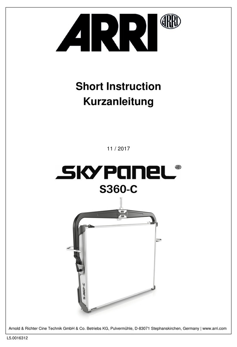 ARRI SkyPanel S360-C Short instructions