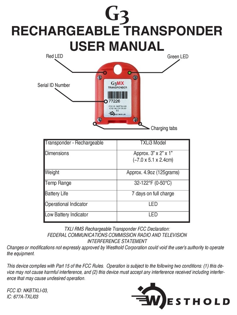 Westhold G3MX user manual