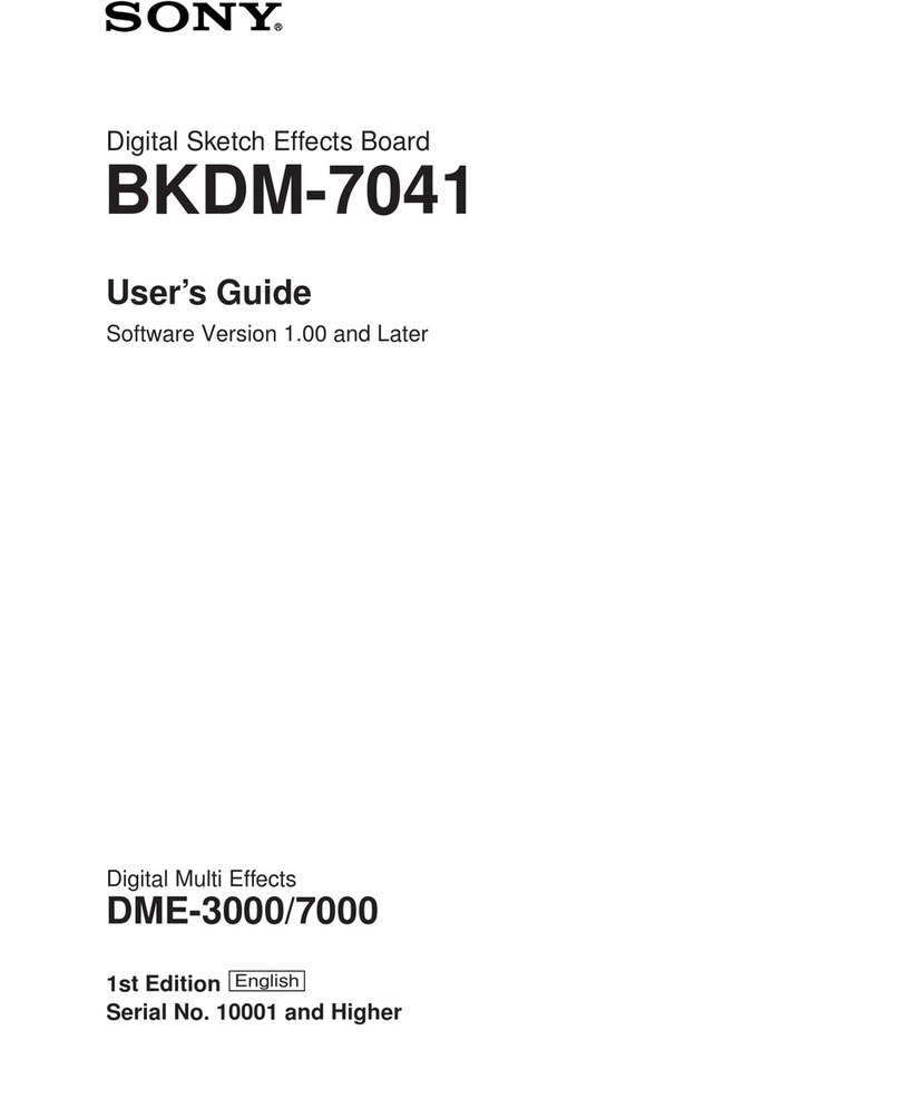 Sony BKDM-7041 User manual