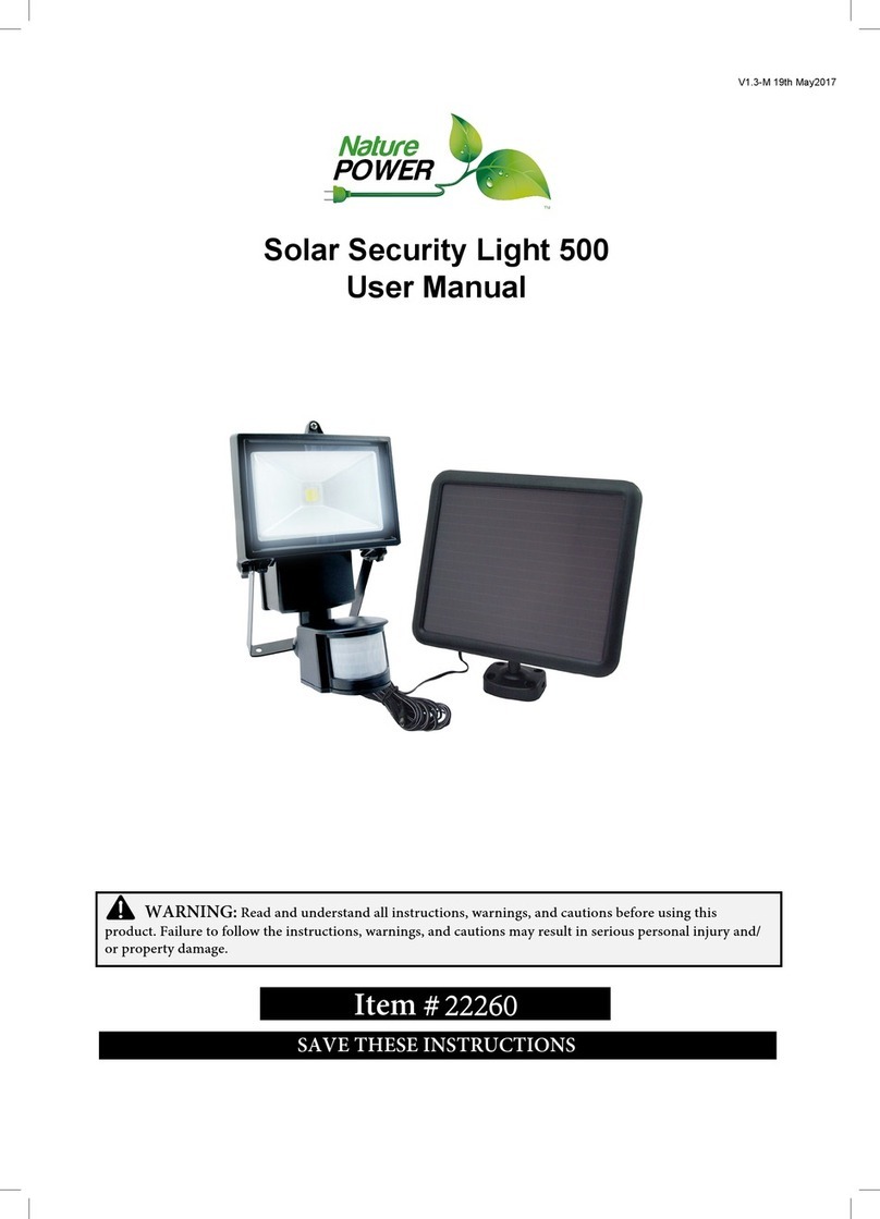 Nature Power 22260 User manual Nature Power 22260 User manual